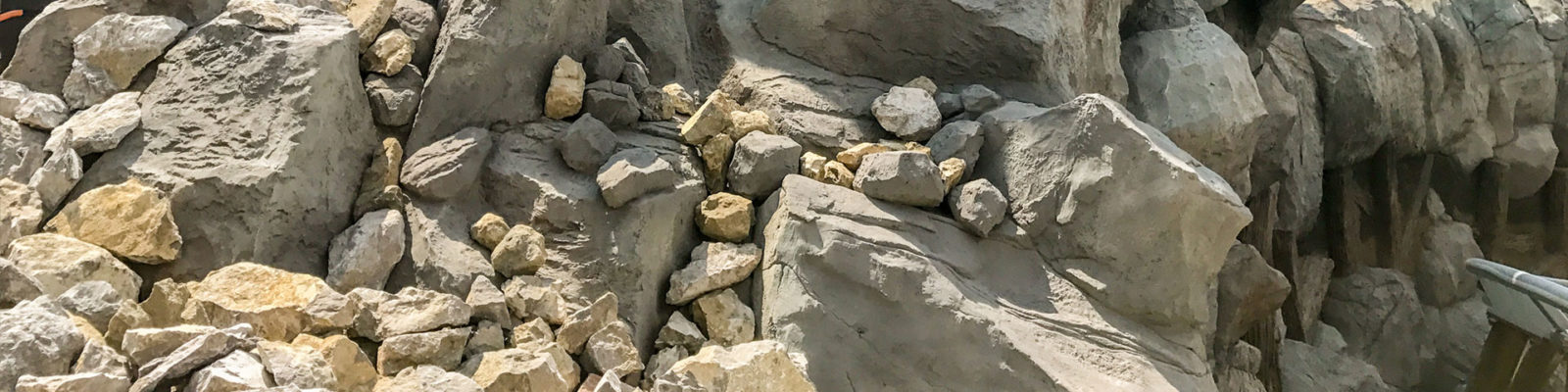 Декорации из бетона для аттракциона ШАХТА 1771