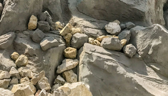 Декорации из бетона для аттракциона ШАХТА 1771