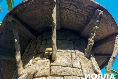 Декорации из бетона для аттракциона Лабиринт - фото 15