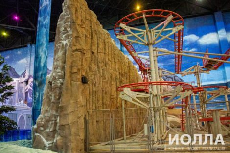 Заснеженная скала - парк остров мечты фото 5