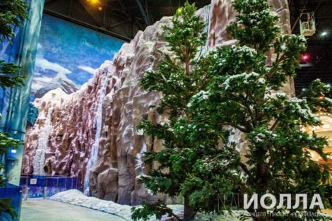 Заснеженная скала - парк остров мечты фото 7