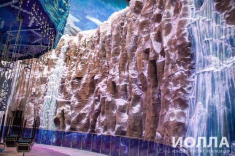 Заснеженная скала - парк остров мечты фото 9