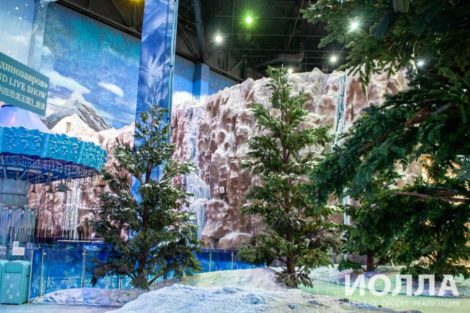 Заснеженная скала - парк остров мечты фото 13