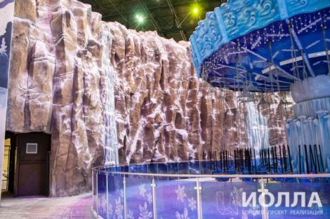 Заснеженная скала - парк остров мечты фото 15