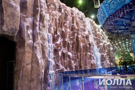 Заснеженная скала - парк остров мечты фото 17