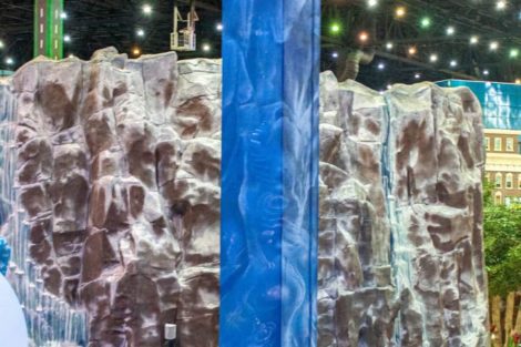 Заснеженная скала - парк остров мечты фото 20