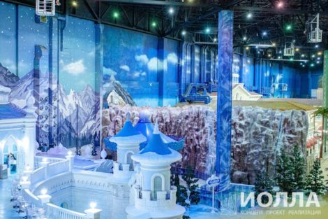 Заснеженная скала - парк остров мечты фото 22