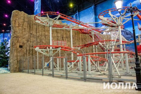 Заснеженная скала - парк остров мечты фото 24