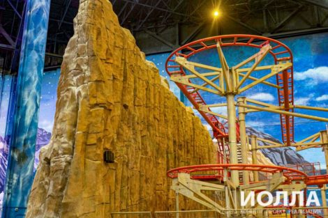 Заснеженная скала - парк остров мечты фото 25