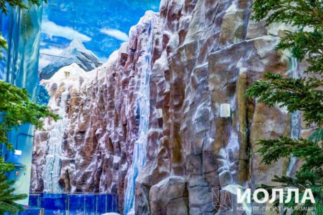 Заснеженная скала - парк остров мечты фото 26