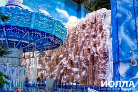 Заснеженная скала - парк остров мечты фото 28