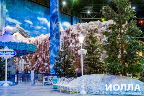 Заснеженная скала - парк остров мечты фото 31