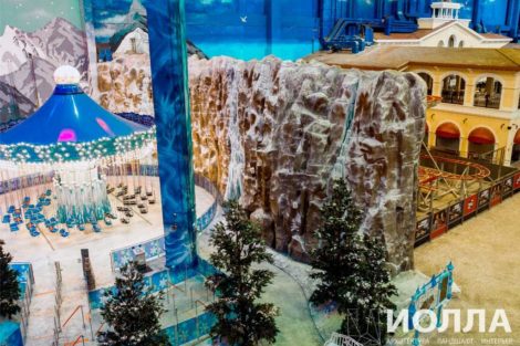 Заснеженная скала - парк остров мечты фото 32