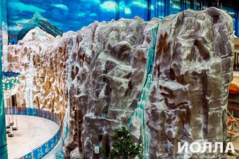 Заснеженная скала - парк остров мечты фото 33