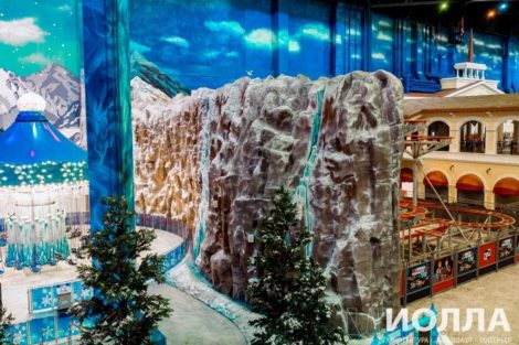 Заснеженная скала - парк остров мечты фото 34