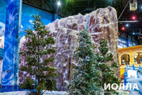 Заснеженная скала - парк остров мечты фото 35