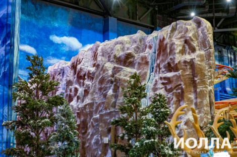 Заснеженная скала - парк остров мечты фото 36