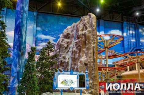 Заснеженная скала - парк остров мечты фото 37