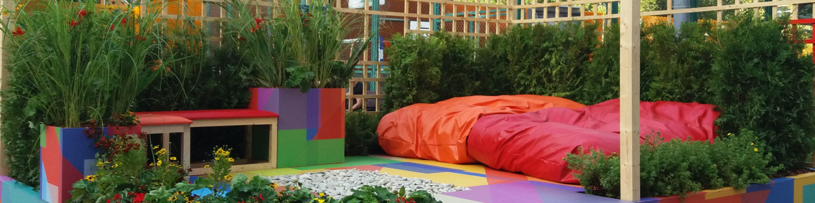 Малый выставочный сад Лоскутное одеяло