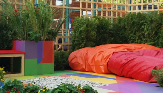 Малый выставочный сад Лоскутное одеяло