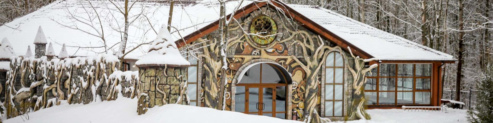 Наружная отделка фасада ресторана фото