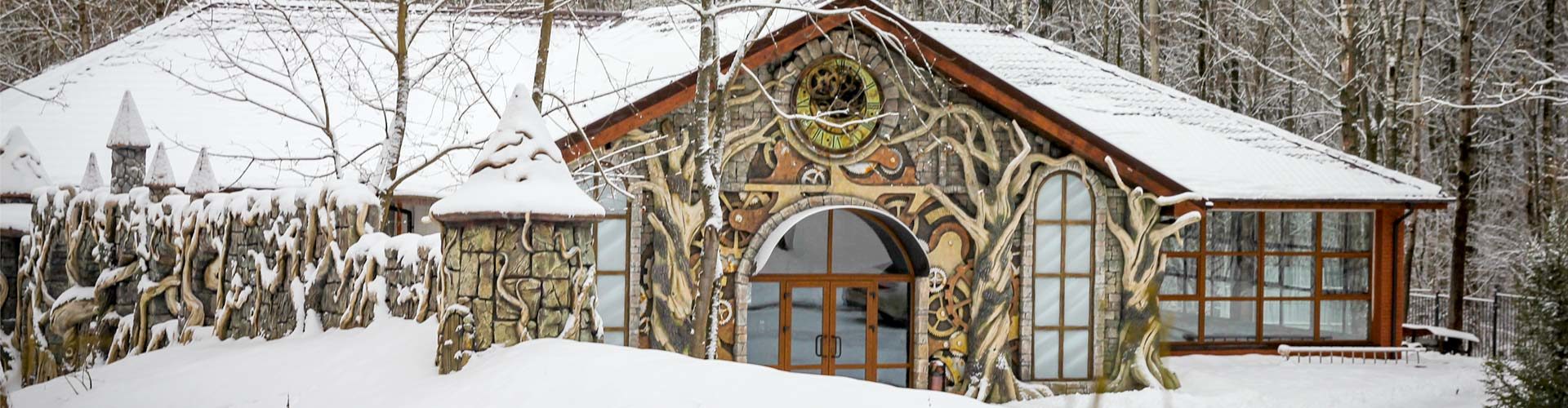 Наружная отделка фасада ресторана фото