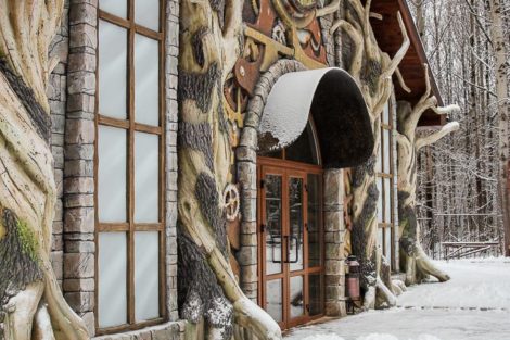 Наружная отделка фасада ресторана - фото 5