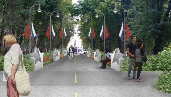 Проект благоустройства Аллеи героев