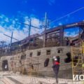 пиратский галеон полундра - работа над каркасом фото 4