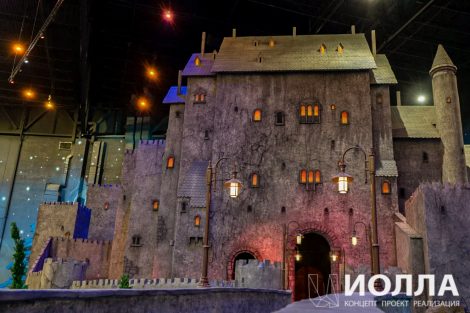 роспись фасада отеля трансильвания - фото 1