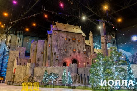 роспись фасада отеля трансильвания - фото 2