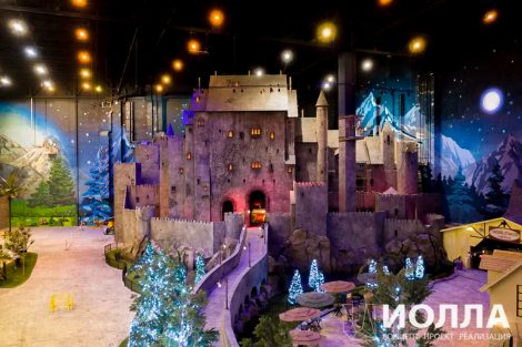 роспись фасада отеля трансильвания - фото 9