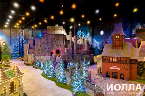 роспись фасада отеля трансильвания - фото 10