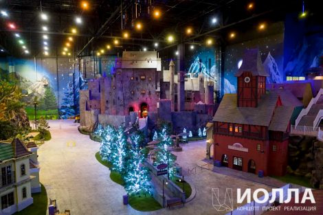 роспись фасада отеля трансильвания - фото 13