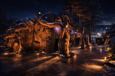 Зимний вольер для обезьян